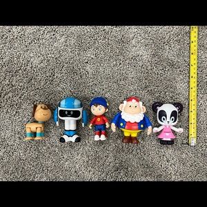 Noddy Toyland Detective figurines. Set of 5.